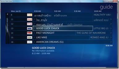 The Media Center Blog: Live TV with EPG in Media Center comes to Thailand